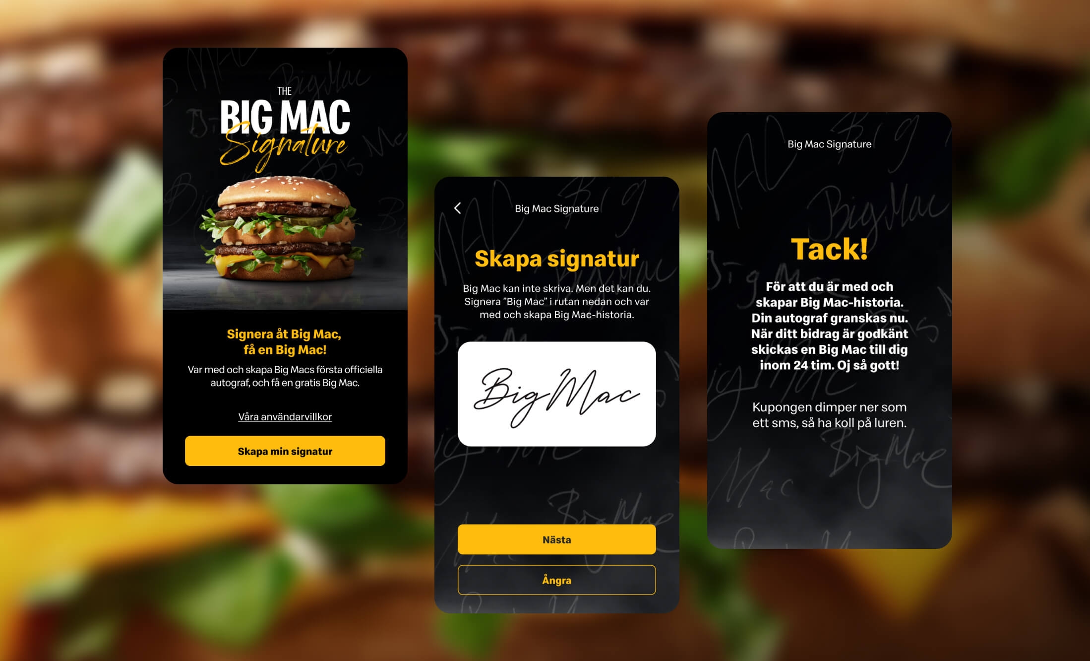Mcdonalds app